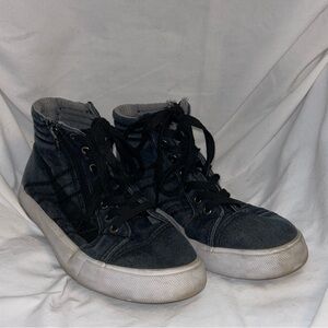 Women’s High-Top Lace-Up Shoes | Size 8